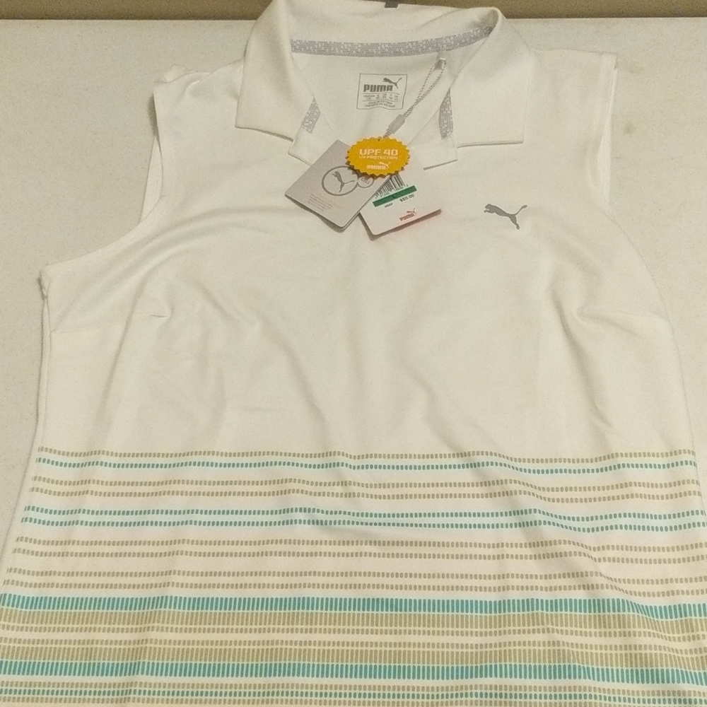 Ladies Sleeveless Polo